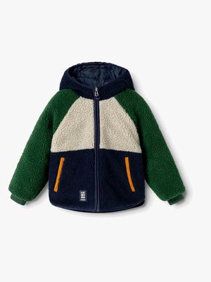 Liewood Jackson Vändbar Pilejacka, Garden Green Multi Mix