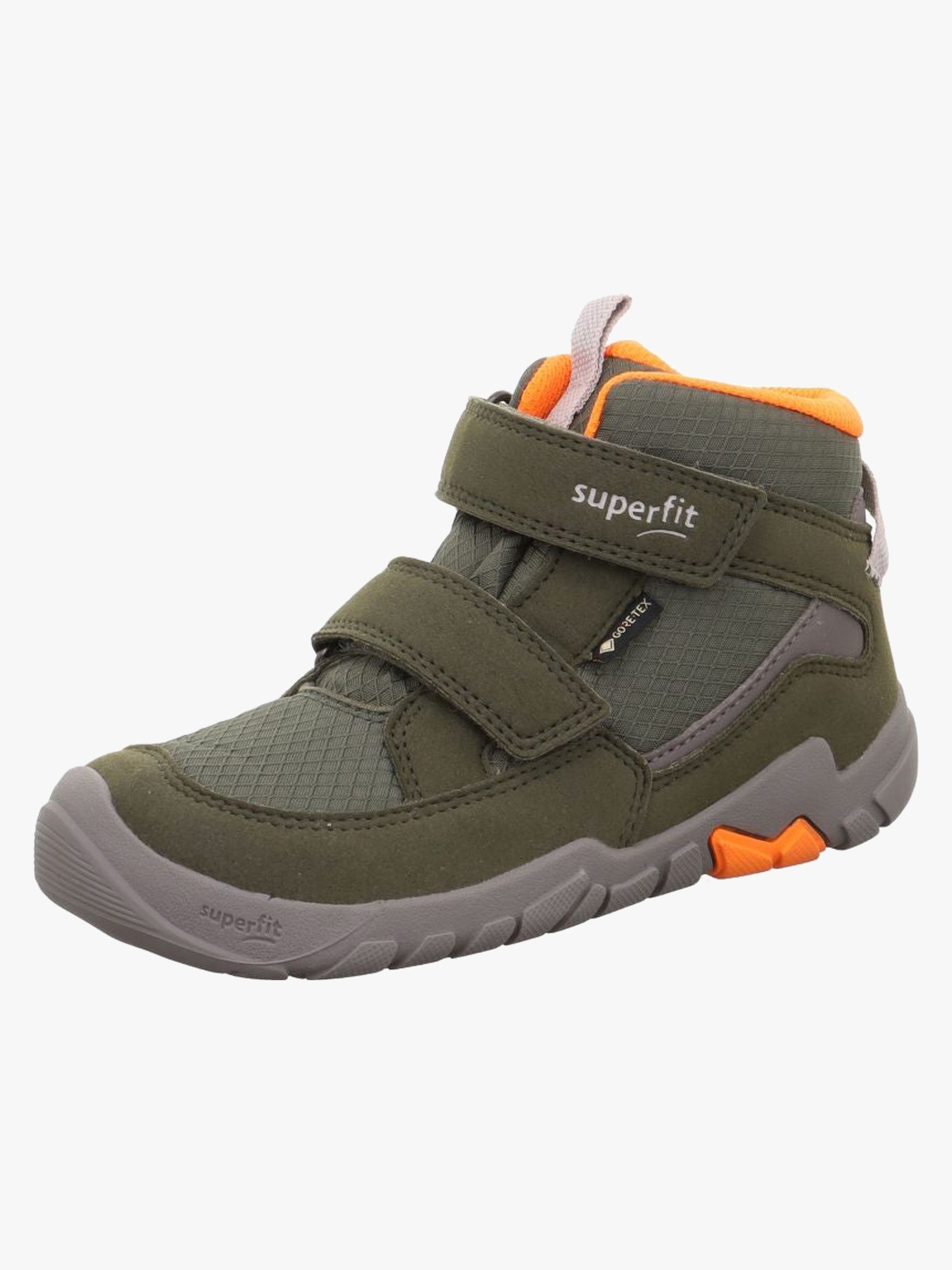 Superfit Trace Mid GTX Fodrade Sneakers, Green/Orange, 30