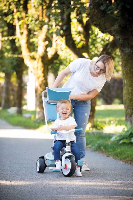 Smoby Trehjuling Baby Balade Plus, Blå
