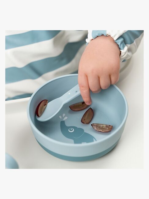 Done By Deer Foodie Bestick Happy Dots, Blå