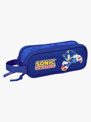 Sonic Dubbelpennfodral, Blå