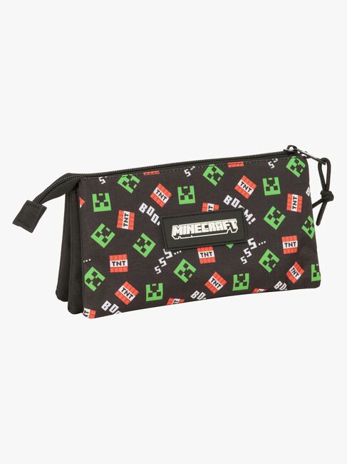 Minecraft Trippelpennfodral, Svart