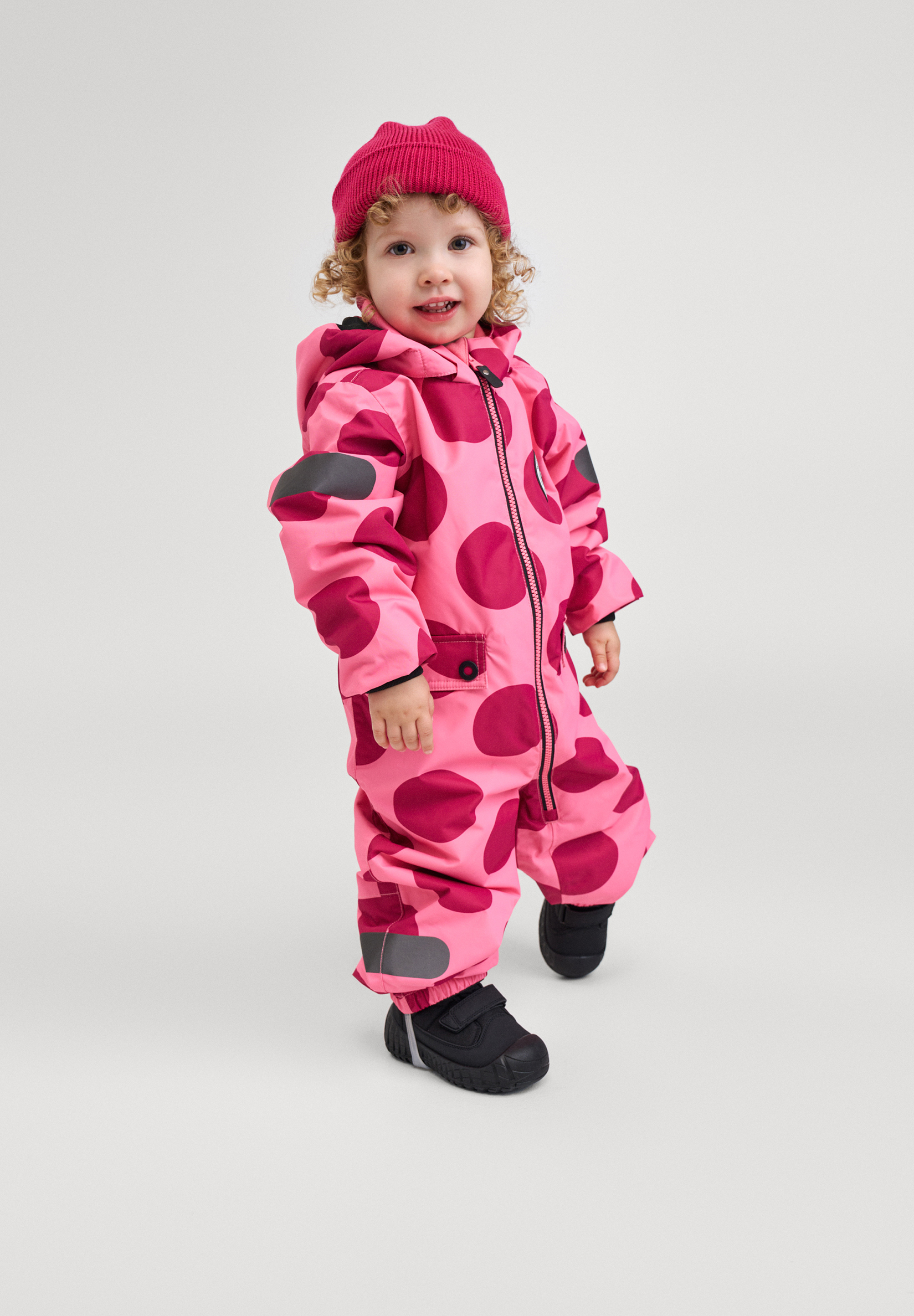 Reimatec Marte Mid Lättvadderad Overall, Soft Coral, 74