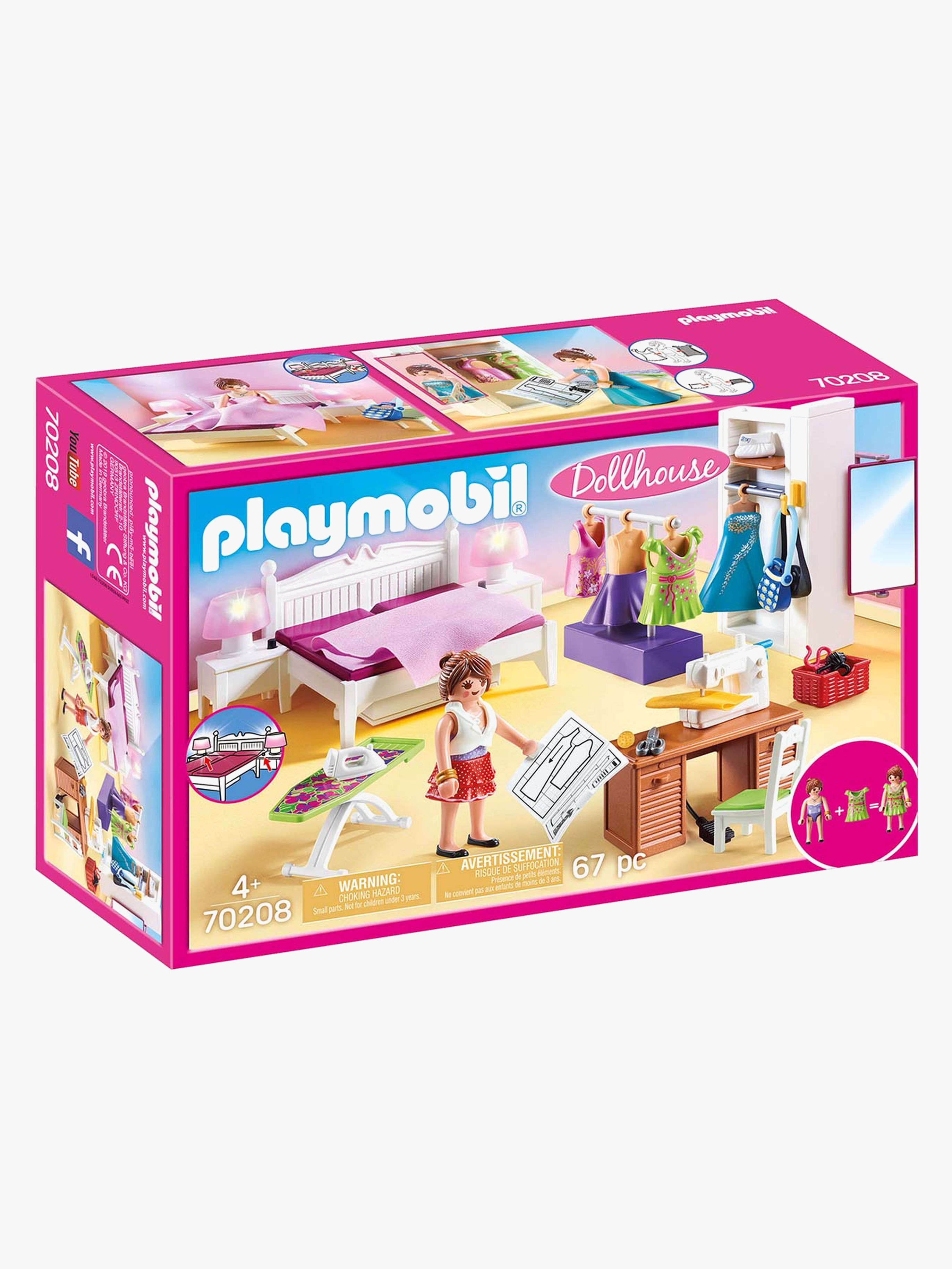 Playmobil 70208 Dollhouse Sovrum Med Syhörna