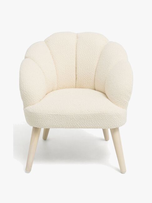 Alice & Fox Pearla Fåtölj, Cream/Wood