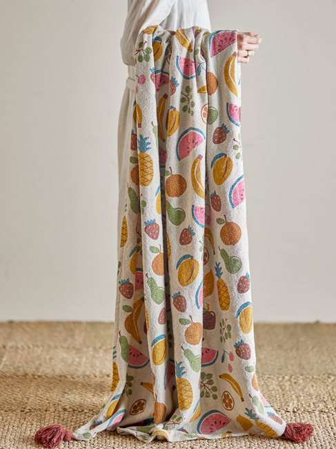 Bloomingville Fruitta Filt