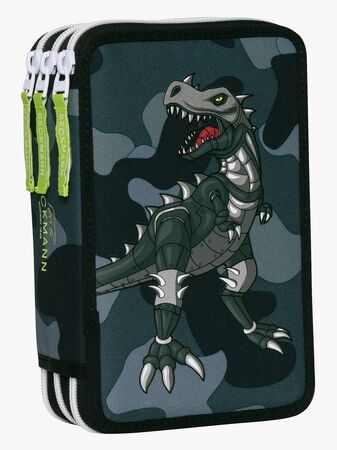 Beckmann Fylld Trippelpennfodral, Camo Rex