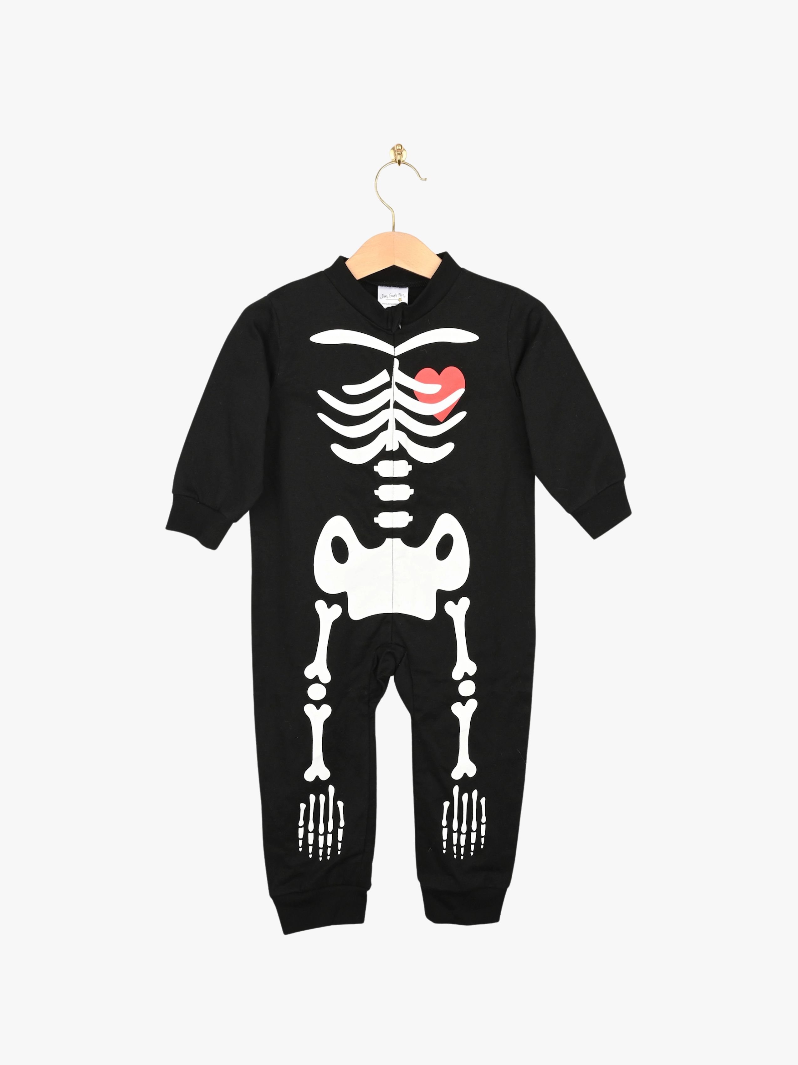 Den Goda Fen Utklädnad Babyjumpsuit Skelett