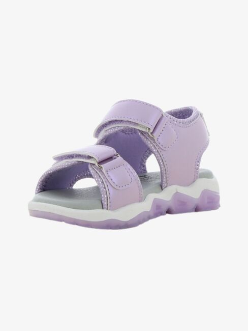 Disney Frozen Blinkande Sandaler, Lilac/Silver