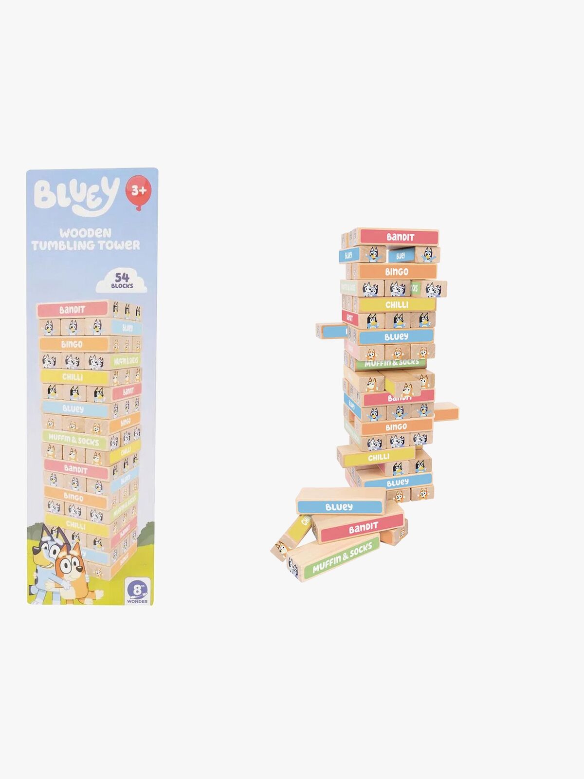 Bluey Barnspel Tumbling Tower