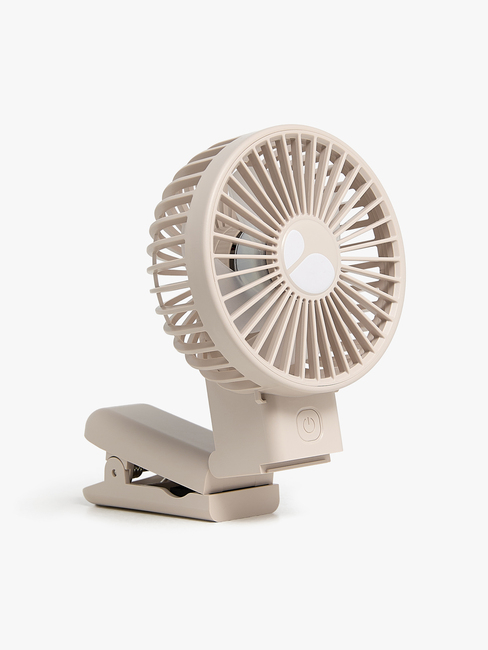 Beemoo Clip-on Barnvagnsfläkt, Beige