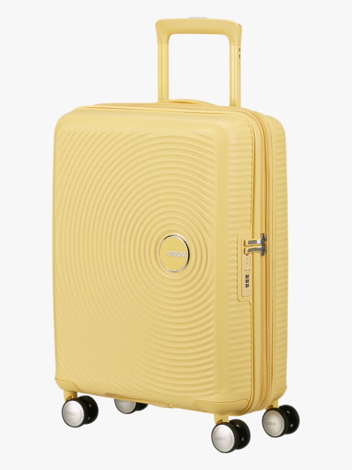 American Tourister Soundbox Spinner Resväska 35,5L, Pastel Yellow
