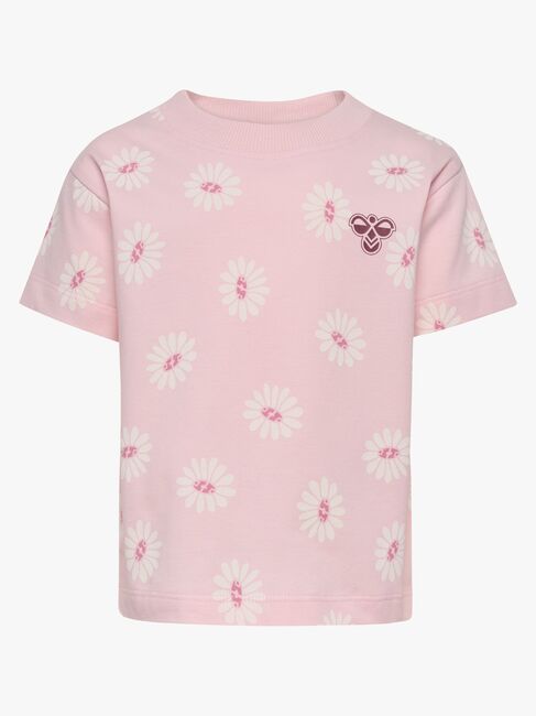 Hummel Mini Loose Flower T-shirt, Pale Lilac