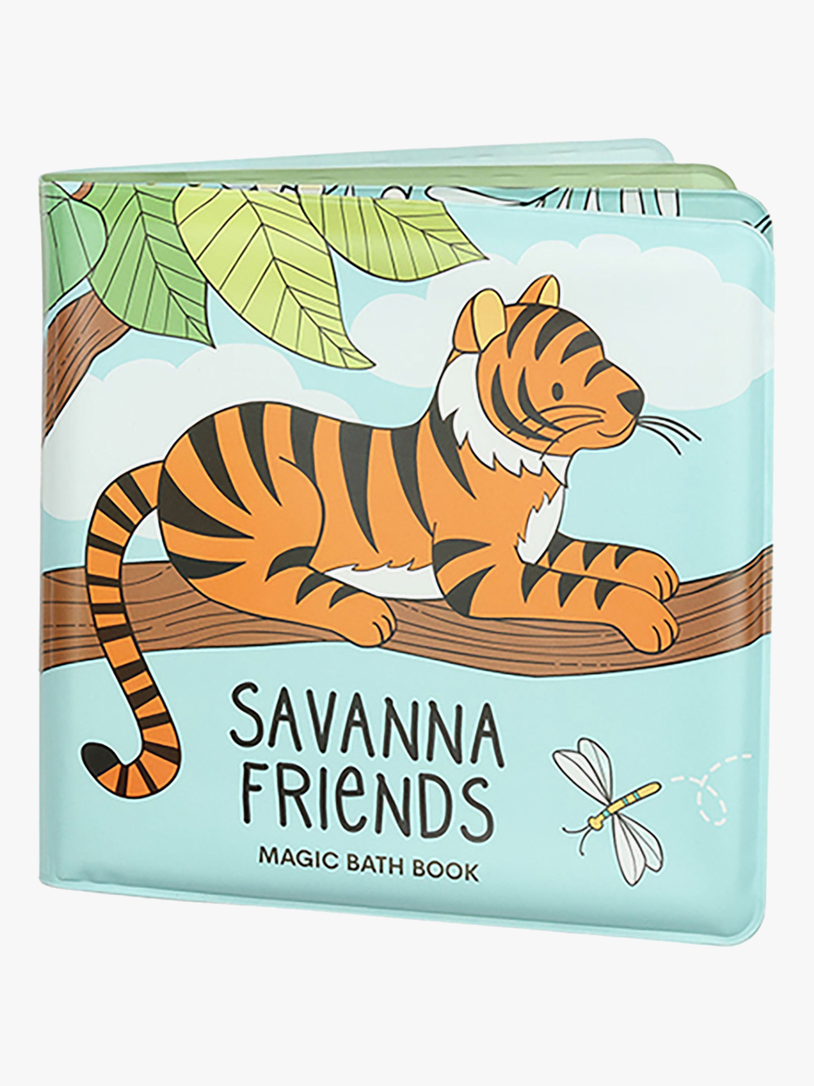 A Little Lovely Company Magic Badbok, Savanna Friends