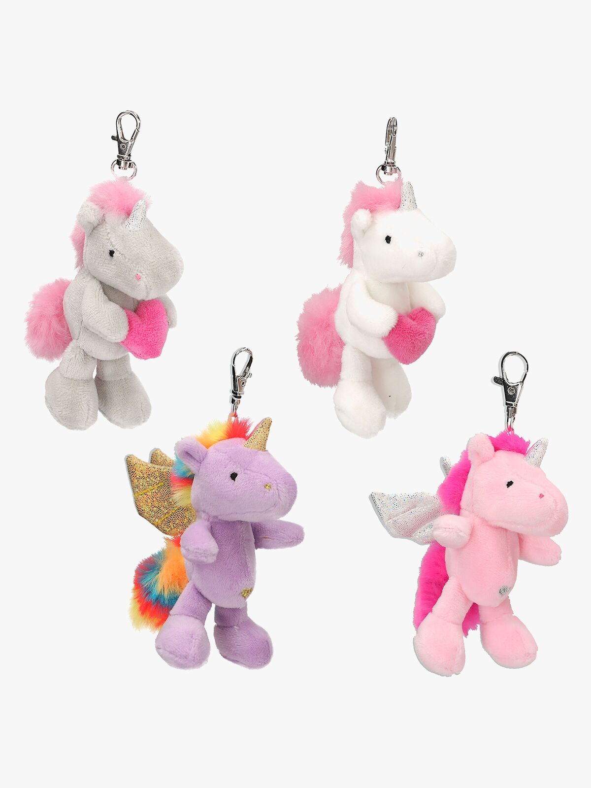 Ylvi & the Minimoomis Nyckelring Mjukis Enhörning Blandad