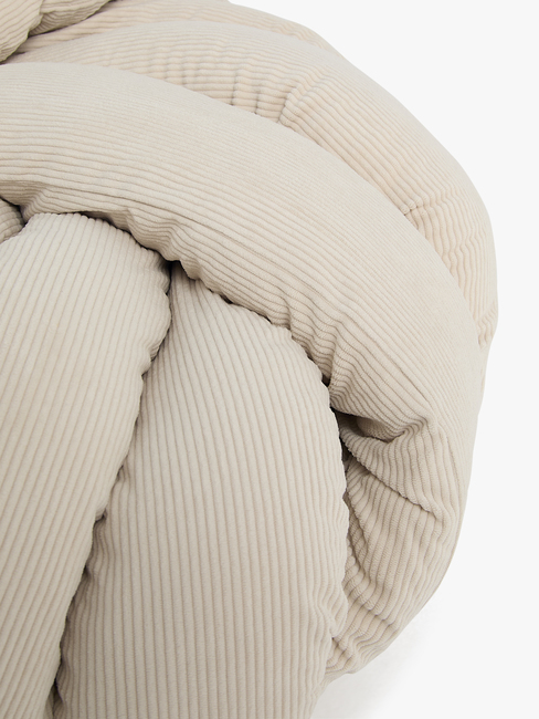 Alice & Fox BRADIE Sittpuff, Beige Manchester