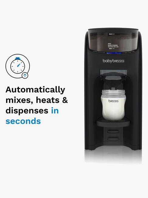 Baby Brezza Formula Pro Advanced Mjölkersättning- och Vällingmaskin, Black
