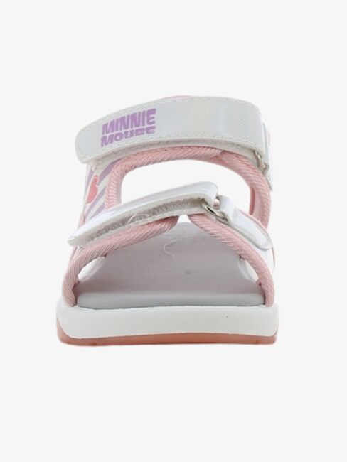 Disney Mimmi Pigg Blinkande Sandaler, White/Light Pink