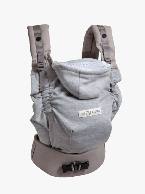 Love Radius HoodieCarrier 2 Bärsele, Athletic Grey