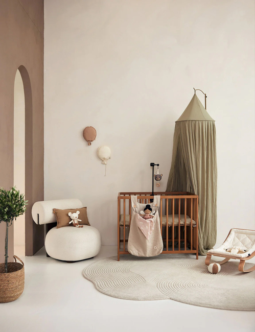 Jollein Sänghimmel Vintage, Olive Green