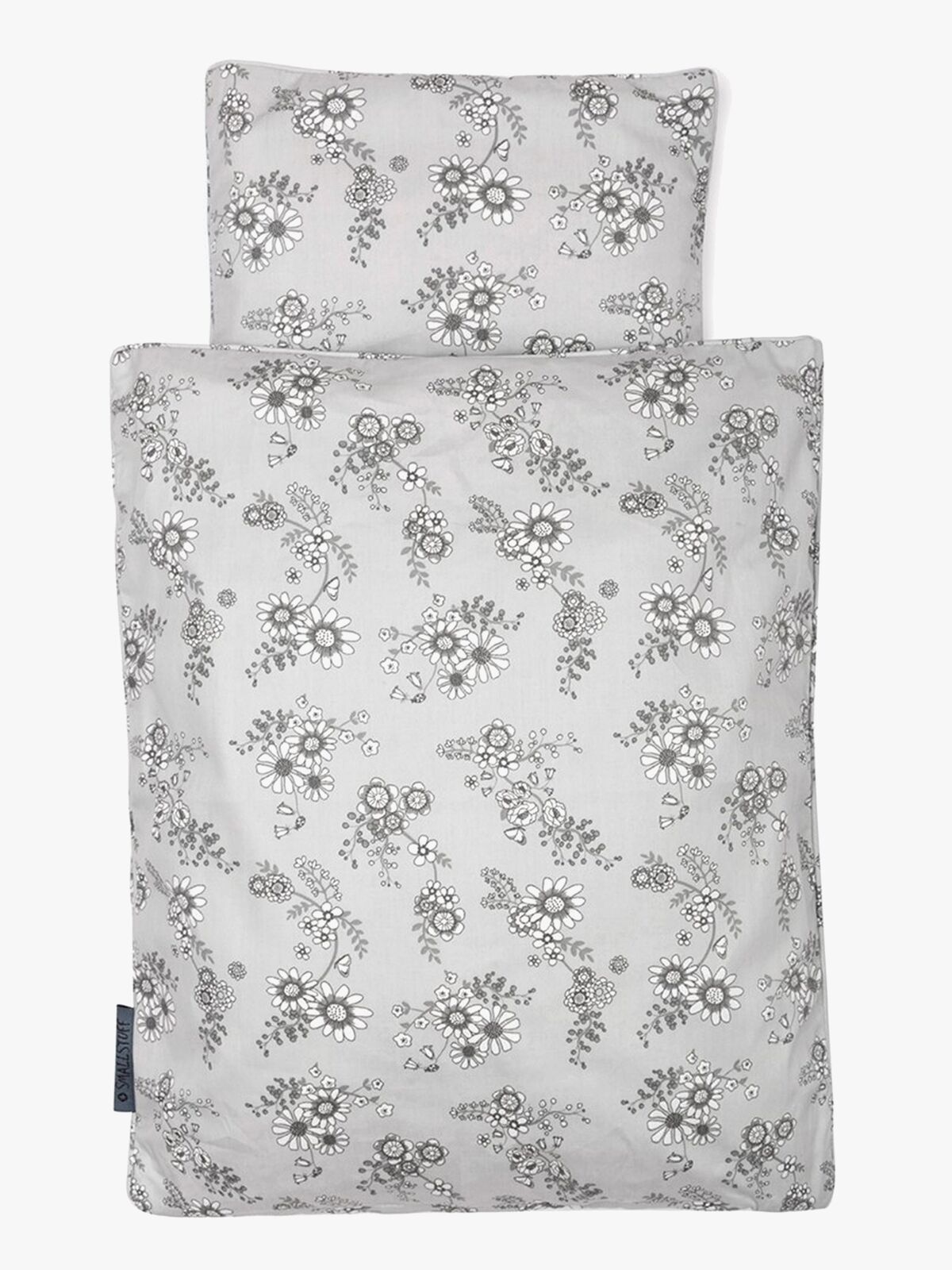 Smallstuff Bäddset Till Docksäng, Grå