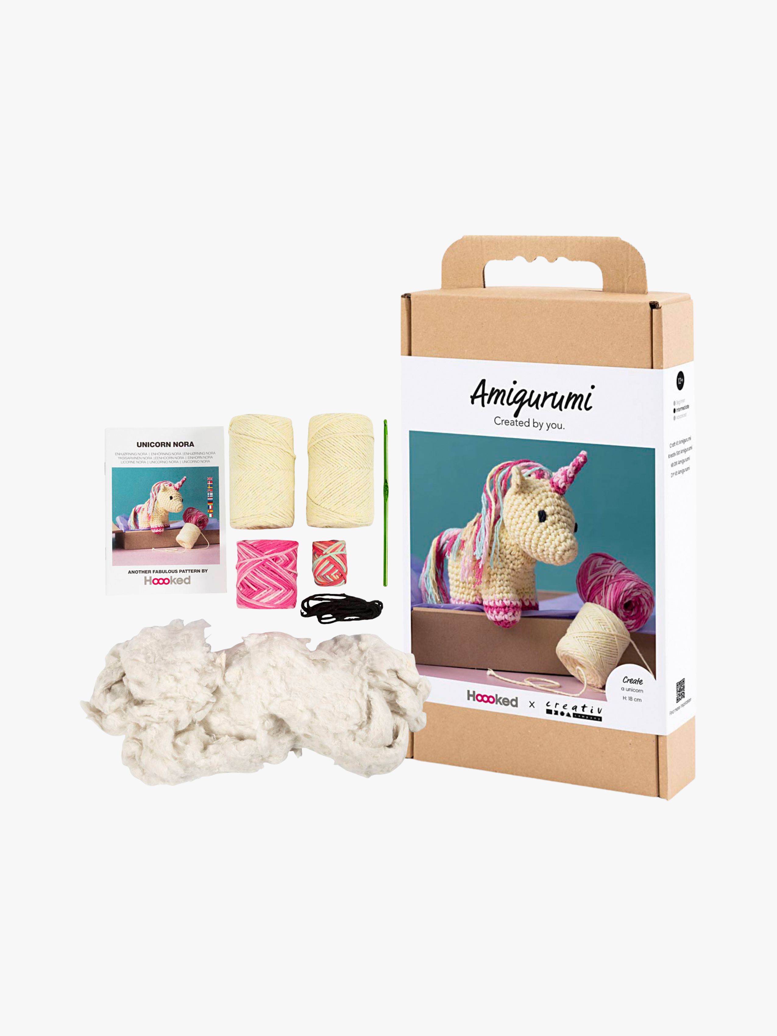 Creativ Company Virkset Amigurumi Enhörning DIY