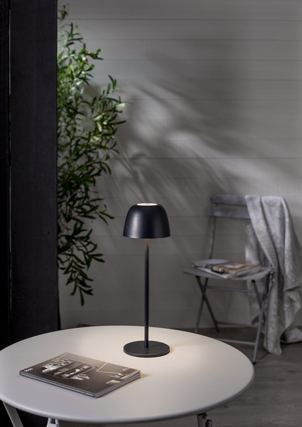 Star Trading Bordslampa Ronda, Svart