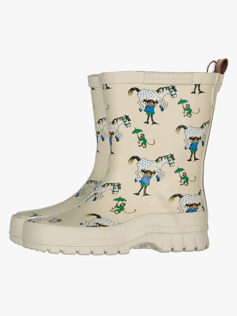 Geggamoja Gummistövlar Pippi Långstrump, Beige