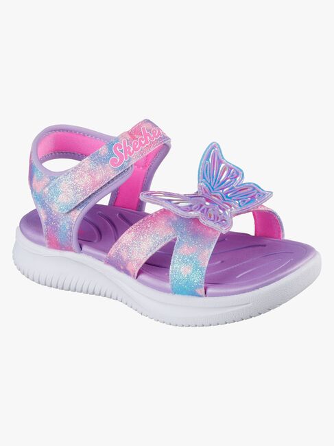 Skechers Jumpsters Butterfly Brites  Blinkande Sandaler, Purple