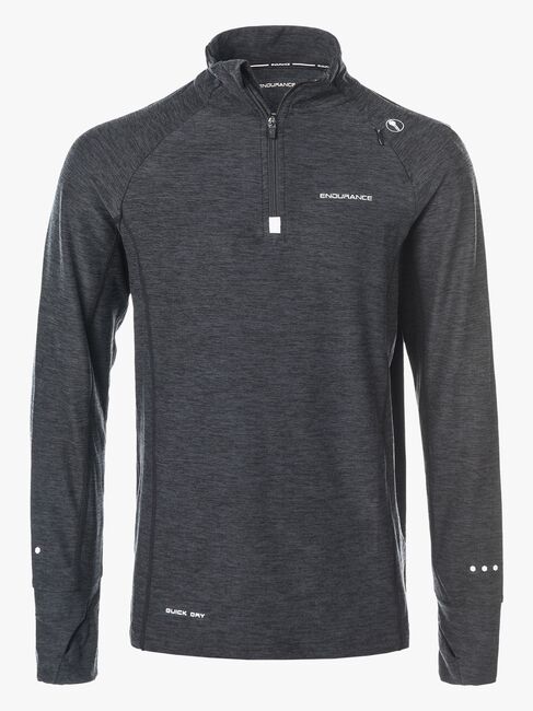Endurance Lyle Melange Performance Tröja, Black