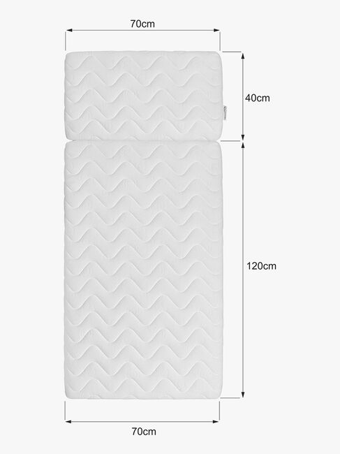 Bellamy UP Madrass 70x160, Vit