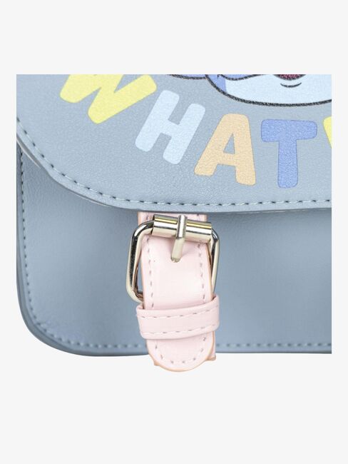 Disney Stitch Satchel Axelremsväska, Ljusblå