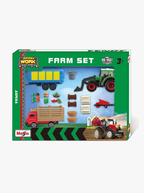 Maisto Mini Working Machines Gårdsset Fendt