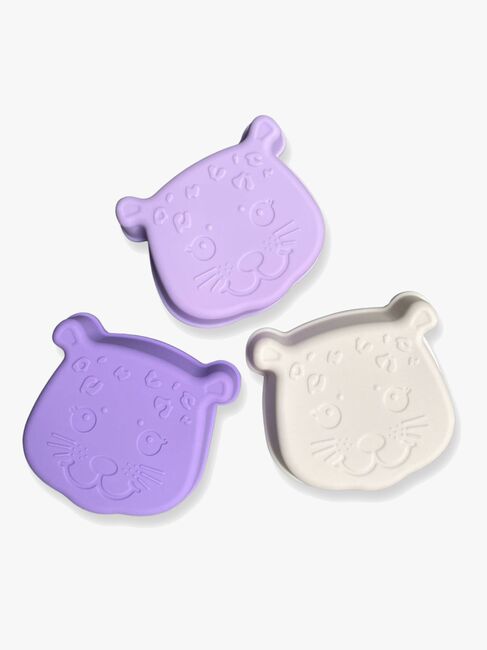 Swim Essentials Strandset 4 Delar, Purple Leopard