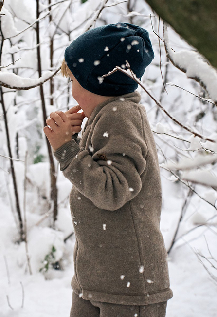 Mikk-Line Ullfleecejacka Baby, Melange Denver