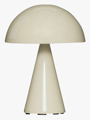 Hübsch Mush  Bærbar Lampe, Light Sand