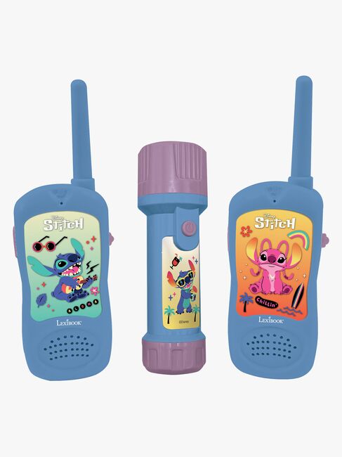 Disney Stitch Walkie-talkies & Ficklampa 120 m