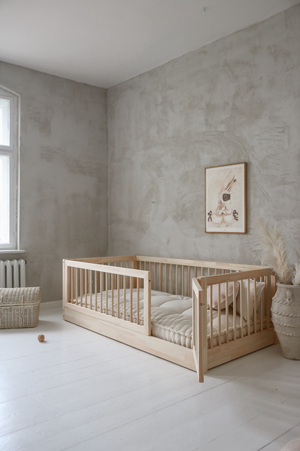 Minitude JULIAN Juniorsäng/Montessorisäng 100x200, Natur