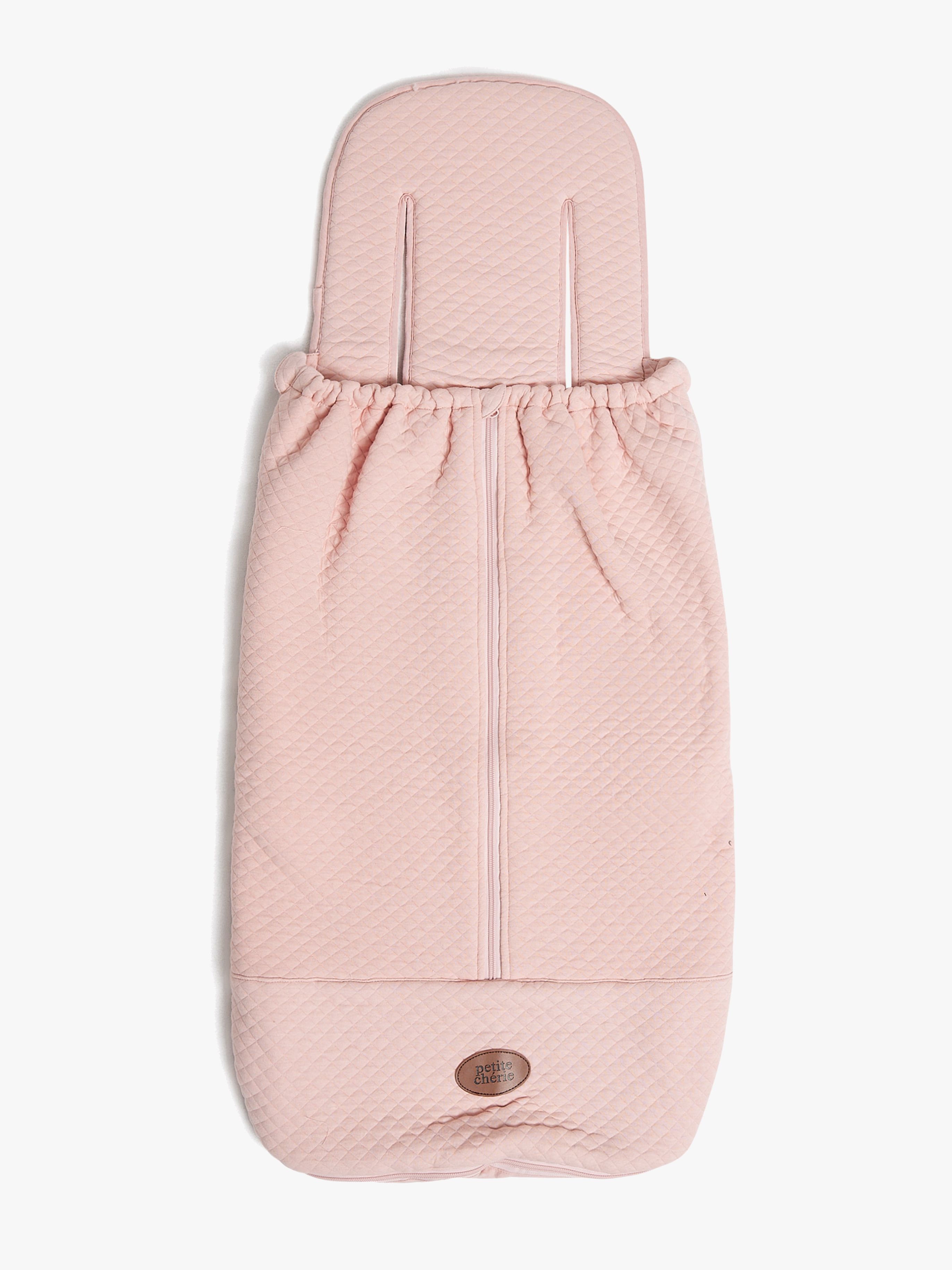 Petite Chérie Soft Quilted Light Multi Åkpåse inkl. Sittdyna, Pink