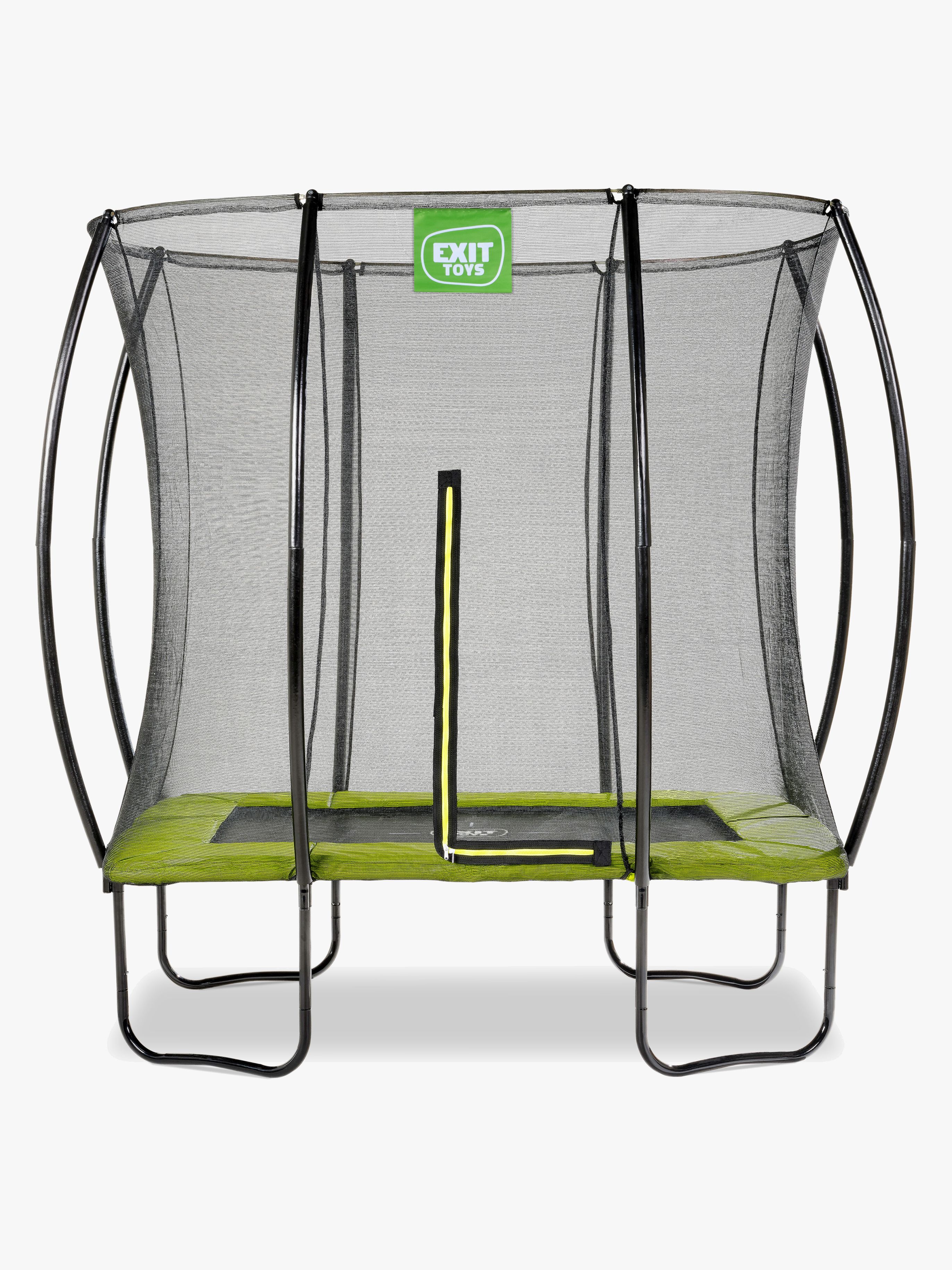 EXIT Silhouette Studsmatta 153x214 cm – rektangulär trädgårdsstudsmatta med skyddsnät
