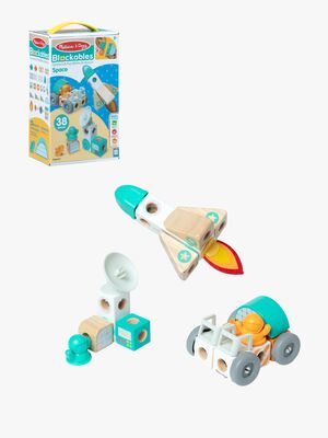 Melissa & Doug Blockables Bauset Weltraum 38 Teile