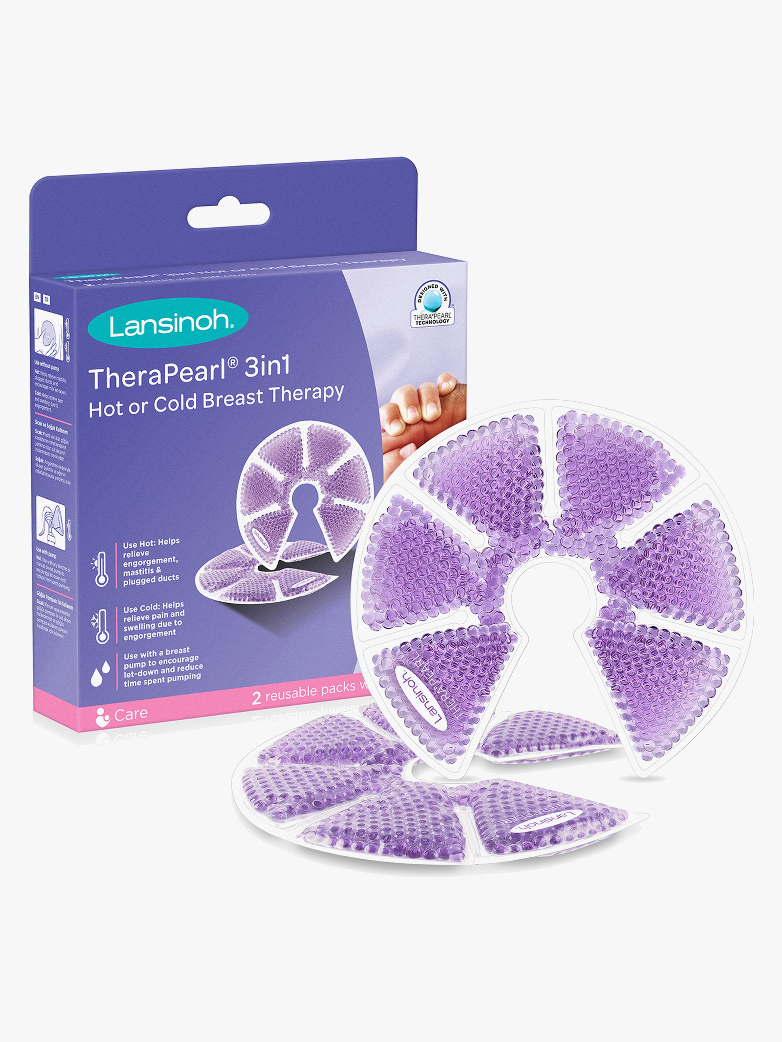 Lansinoh Thera Pearl 3-in-1 Hot or Cold Bröstvård