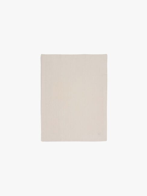 Jollein Stickad Filt Cozy, Ivory