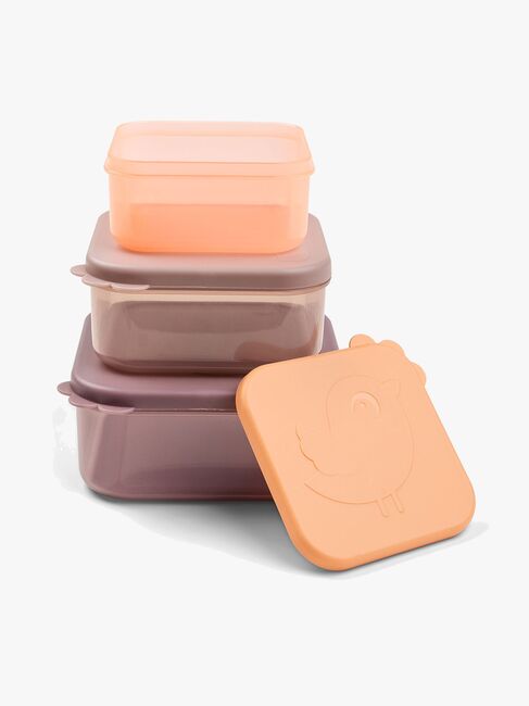 Done By Deer Deer Friends Snackslådor 3-pack, Powder