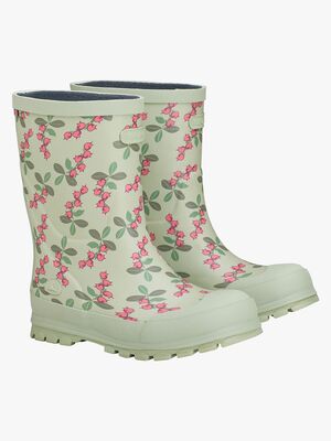 Viking Jolly Print Gummistiefel, Minzgrün/Rosa