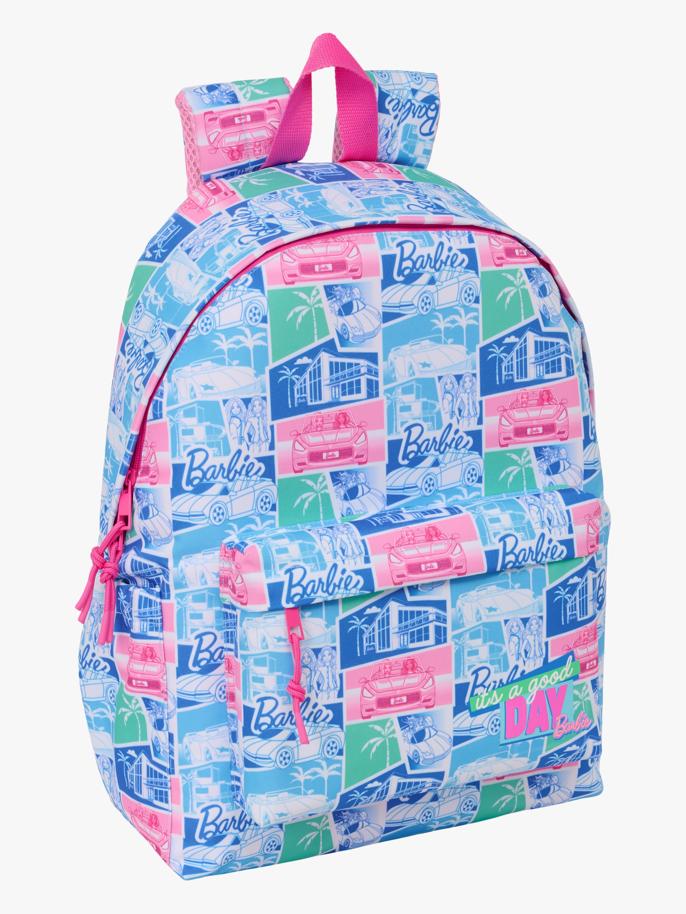 Barbie Laptop Ryggsäck 14.1", Blå/Rosa