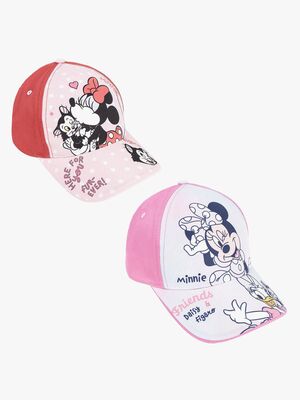 Disney Minnie Maus Kappe 2er-Pack, Rosa