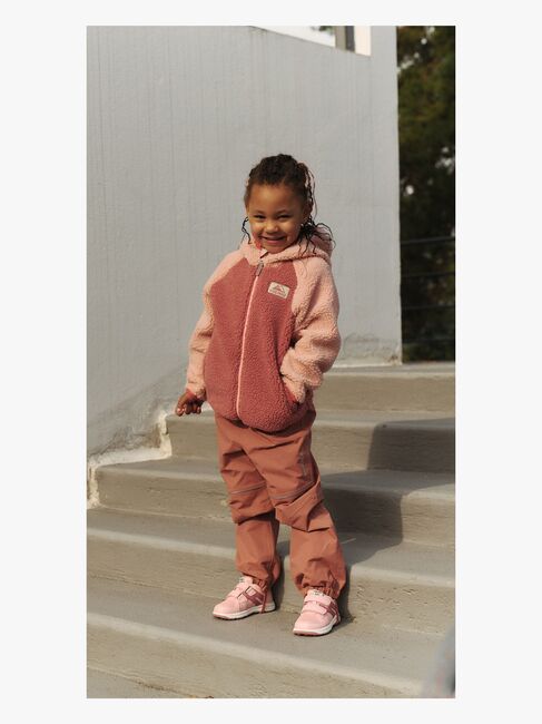 Viking Play  Vändbar Fleecejacka, Light Pink