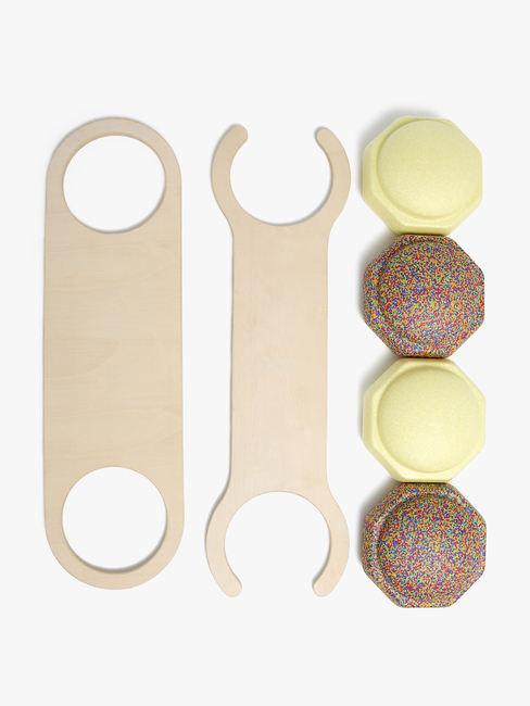 JLY Balansbro 2-pack, Natur