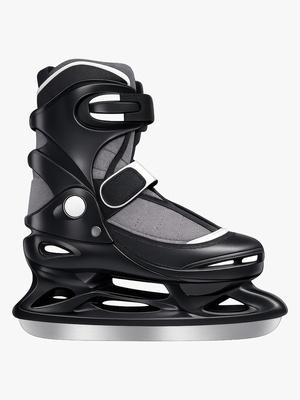 Zolo Schlittschuhe Semi-S, Schwarz